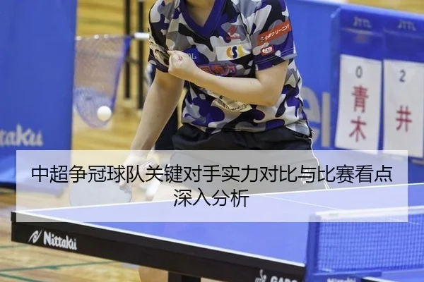 中超争冠球队关键对手实力对比与比赛看点深入分析